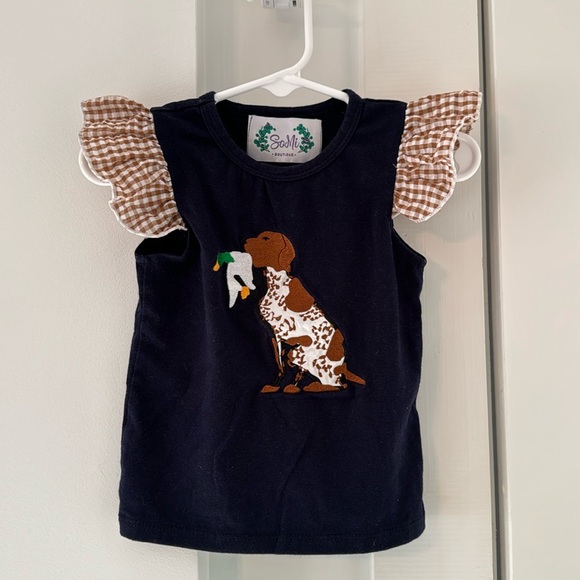 SoMi Boutique GSP with Bird Appliqué Set Size 12-18 Months - Picture 1 of 4